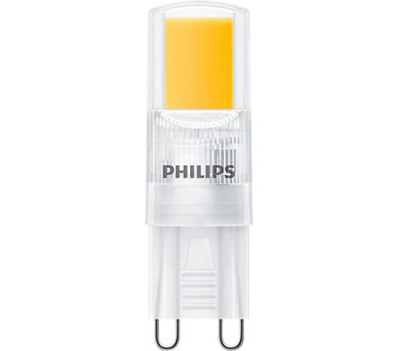 Philips Lighting G9 LED胶囊灯泡, CorePro系列, 240 V, 2 W, 2700K, 暖白色, 胶囊形