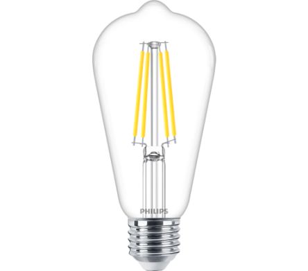 Philips Lighting Philips Classic, LED-Lampe, ST64 Dimmbar, 5,9 W / 230V, E27 Sockel, 2700K Warmweiß
