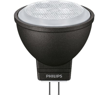 Philips Lighting Philips MASTER, LED, LED-Lampe, MR11,, 3,5 W / 12 V AC, GU4 Sockel, 2700K Warmweiß