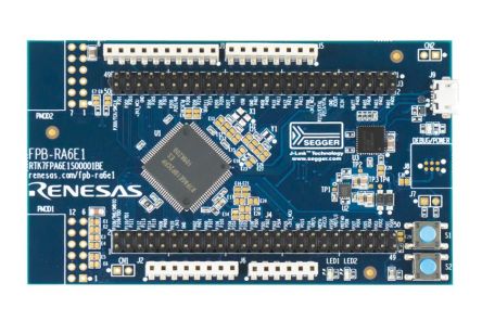 Renesas Electronics Placa De Desarrollo FPB-RA6E1 Fast Prototyping Board De, Con Núcleo ARM Cortex M33