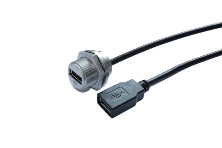 RS PRO USB Typ A Steckverbinder 2.0 A Buchse, Tafelmontage