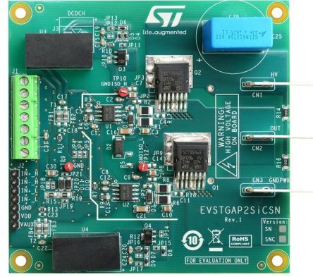 STMicroelectronics STGAP2SICSN Evaluierungsplatine, Demonstration Board For STGAP2SICSN Isolated 4 A Single Gate Driver