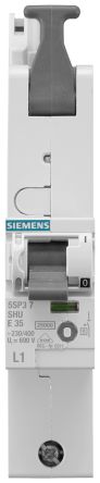 Siemens Interruptor Automático 1P, 16A, Curva Tipo E 5SP3716-2KK01, SENTRON, Montaje En Carril DIN