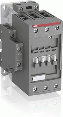 ABB AF Series Contactor, 100 To 250 V Ac Coil, 3-Pole, 70 A, 185 KW, 4NO+1NC