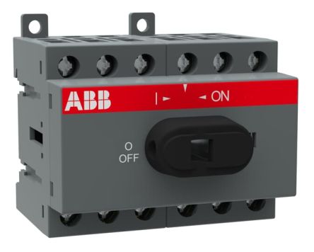 ABB Sezionatore Con Interruttore 1SCA104834R1001 OT16F6 Serie OT, OT, 16A, Montaggio Su Base OT16F6, IP20