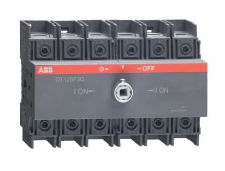ABB OT Umschalter OT-polig 125A Chassismontage IP 20 45kW