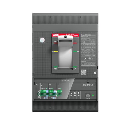 ABB Interruttore Automatico Con Contenitore Stampato MCCB 1SDA100354R1 XT5N 400 EkipDip LS/I 400, 3, 400A, Fissa