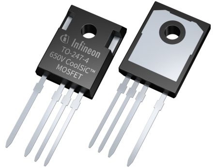 Infineon CoolSiC IMZA65R048M1HXKSA1 N-Kanal, THT MOSFET 650 V / 39 A, 4-Pin TO-247-4