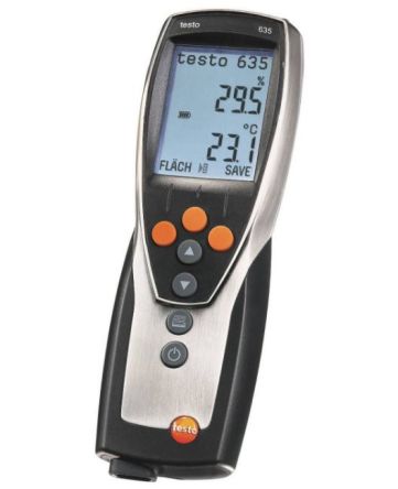 Testo Digital Thermometer, 635,, Bis +150°C ±0,2 °C Max, Messelement Typ Hitzedraht