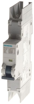 Siemens 5SJ Leitungsschutzschalter, 1-polig 4A SENTRON DIN-Schienen-Montage