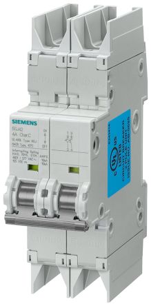 Siemens 5SJ Leitungsschutzschalter, 2-polig 2A SENTRON DIN-Schienen-Montage