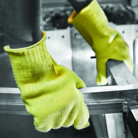 BM Polyco 7564, 7566 Yellow Kevlar Work Gloves, Kevlar Coating