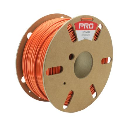 RS PRO PET 3D-Drucker Filament Zur Verwendung Mit Gängige Desktop-3D-Drucker, Orange, 2.85mm, FDM, 1kg