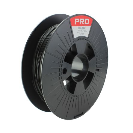 RS PRO PLA 3D-Drucker Filament Zur Verwendung Mit Gängige Desktop-3D-Drucker, Schwarz, 1.75mm, FDM, 500g