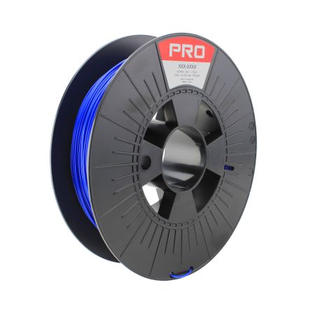 RS PRO 1.75mm Blue Tough PLA 3D Printer Filament, 500g