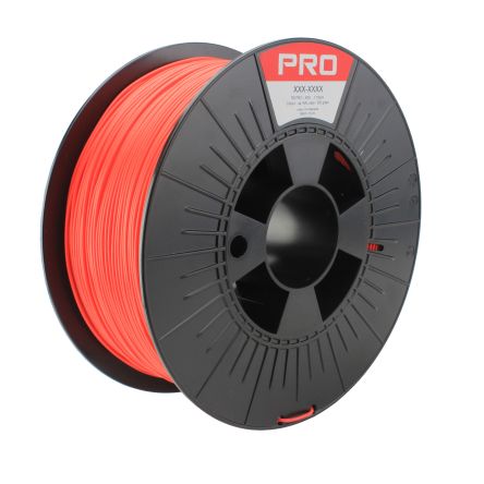 RS PRO Robustes PLA 3D-Drucker Filament Zur Verwendung Mit Gängige Desktop-3D-Drucker, Rot, 1.75mm, FDM, 1kg