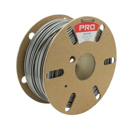 RS PRO Filament Pour Imprimante 3D, PLA Recyclé, Ø 2.85mm, Argent, 1kg, FDM