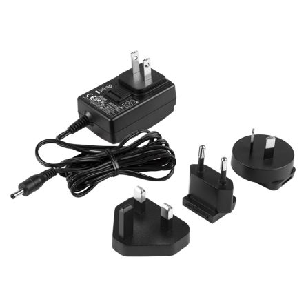 SCS Steckernetzteil AC/DC-Adapter, 100 → 240V Ac, 5V Dc / 1A, US Changeable Heads
