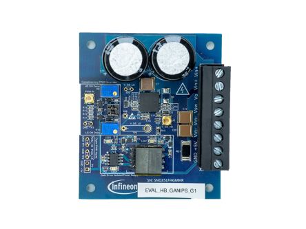 Infineon Placa De Evaluación High-frequency CoolGaNTM IPS Half-Bridge 600V Evaluation Board - EVALHBGANIPSG1TOBO2