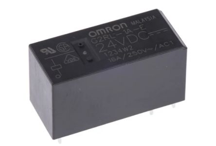 Omron G2RL Monostabiles Relais, Printrelais 1-poliger Schließer 12A 12V Dc Spule / 400mW