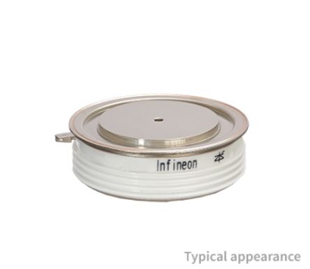 Infineon Thyristor, T1900N18TOFVTXPSA1, 1810A, 250mA, 1800V, TO-200AC, 4 Broches