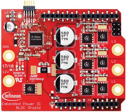 Infineon TLE9879QXA40 Evaluierungsplatine, BLDC_SHIELD_TLE9879 Motortreiber