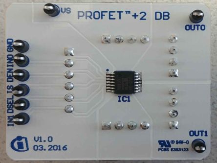 Infineon BTS7008-2EPA Evaluierungsplatine, BTS7008-2EPA DAUGH BRD Evaluierungsplatine