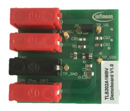 Infineon TLS202A1 Evaluierungsplatine, DEMOBOARD TLS202A1 LDO-Spannungsregler