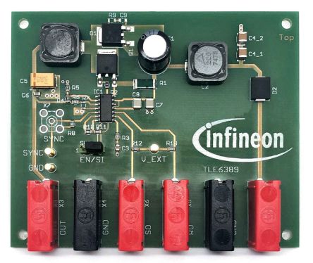 Infineon TLE6389-3G V50 Evaluierungsplatine, DEMOBOARD TLE6389-3G V50 DC/DC-Konverter