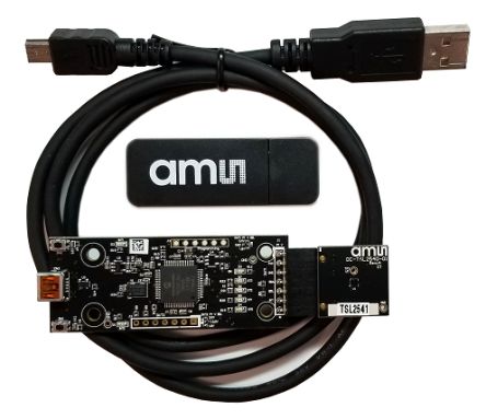 Ams OSRAM TSL2591X EVM TSL2591X EVM Entwicklungskit, Umgebungslichtsensor Für TSL2591X