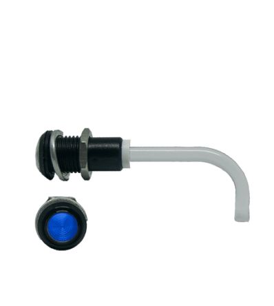 Bivar LED-Lichtleiter Einfach, Rund-Linse Blau 88.8 X 17.4mm, Tafelmontage