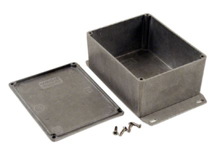 Hammond Caja De Aluminio Presofundido, 120 X 120 X 57mm, IP54, Apantallada
