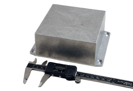 Hammond Contenitore In Alluminio Pressofuso 125 X 125 X 57mm, IP54, Schermato