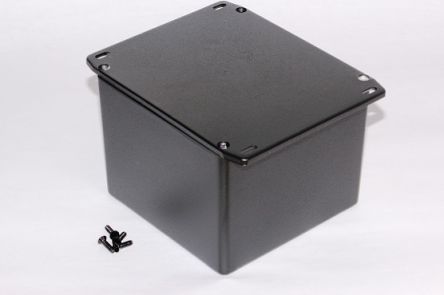 Hammond Caja De Aluminio Presofundido, 120 X 120 X 94mm, IP54, Apantallada