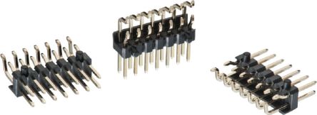 Wurth Elektronik Conector Macho Para PCB En Ángulo Serie WR-PHD De 22 Vías, 2 Filas, Paso 2.54mm