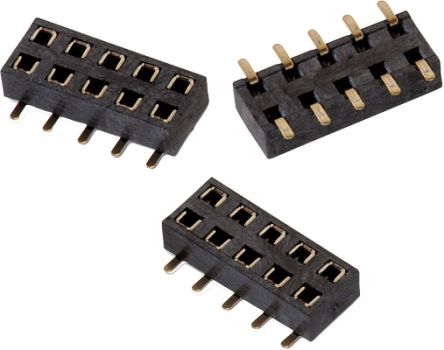 Wurth Elektronik WR-PHD Series Straight PCB Socket, 10-Contact, 2-Row, 2mm Pitch