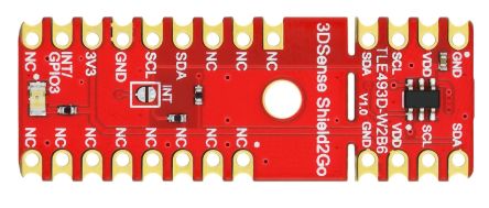 Infineon Placa De Evaluación Sensor Magnético 3D S2GO-3D-TLE493DW2B6-A0, Para Usar Con TLE493DW2B6-A0 - Sensor Magnético XENSIV™