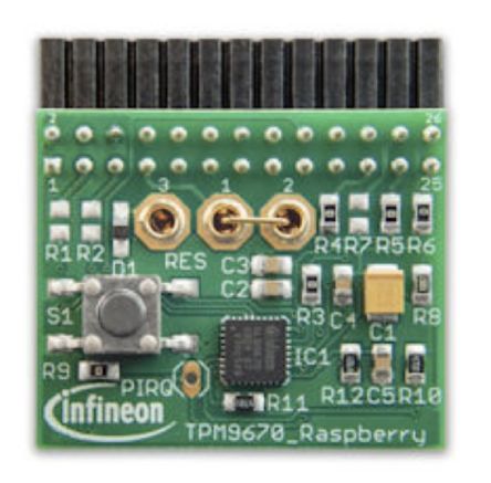 Infineon Iridium SLI 9670 TPM2.0 LINUX Schnittstelle