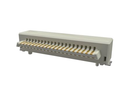 Amphenol Communications Solutions Conan Lite Series Right Angle PCB Header, 41 Contact(s), 1.0mm Pitch, Shrouded