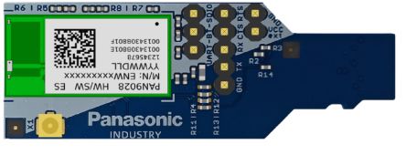 Panasonic WLAN-Modul Auswertungskit 2.4 GHz IEEE Std. 802.11 B/g 802.11i AES-Verschlüsselung, CCMP GPIO, SDIO, UART 3.3V