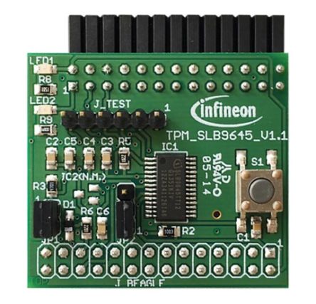 Infineon TPM 45 IRIDIUMBOARD Kryptografische Authentifizierung Evaluierungsplatine