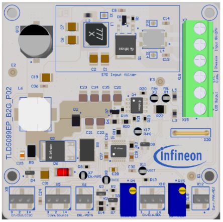 Infineon Kit D'évaluation Contrôleur De Boost TLD5099EP
