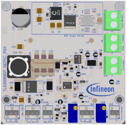 Infineon TLD5099EP Evaluierungsplatine, TLD5099EP-SEPIC EVALK Boost-Controller