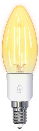 Deltaco Smart Glühbirne 4,5 W Mit E14 Sockel, Weiß