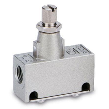 SMC AS300 Series Threaded Speed Controller, R 3/8 Inlet Port