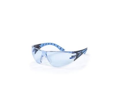Riley Gafas De Seguridad Stream Blue, Lentes Transparentes, Protección UV
