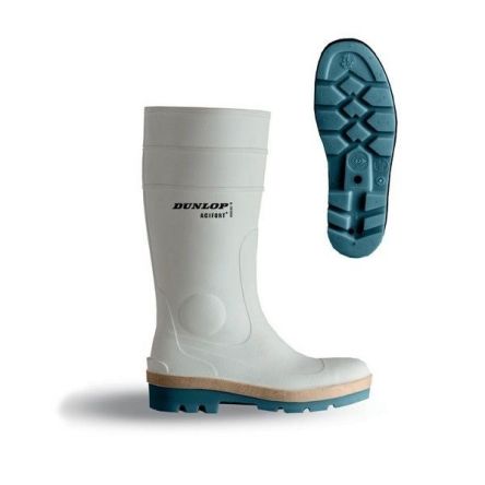 Dunlop Botas De Seguridad De Color Blanco, Talla 42, S4 SRA