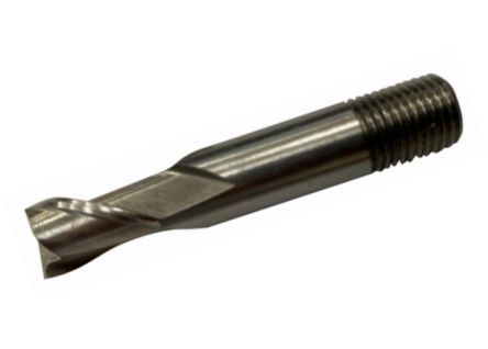 RS PRO 键槽铣刀, 高速钢制, 螺纹柄, 10mm刀头直径, 2刃, 60.5 mm总长
