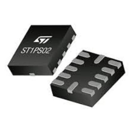STMicroelectronics, ST1PS03AQTR Step-Down Switching Regulator 400mA Selectable 12-Pin, 12-UFQFN