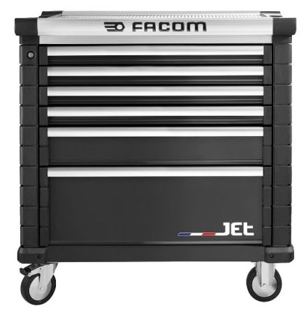 Facom 工具车, 6抽屉, 装有轮子, 钢制